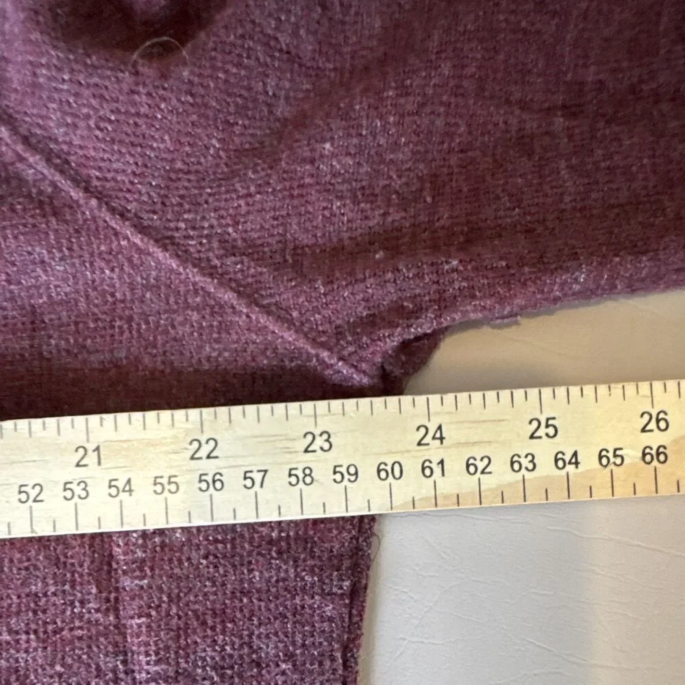 Banana Republic Men’s Crew Neck Pullover Knit Sweater XL Burgundy Solid